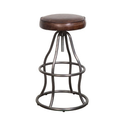 Bowie Bar Stool - Vintage Brown Leather