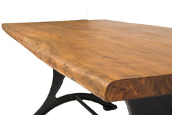 Foundry Dining Table - Live Edge