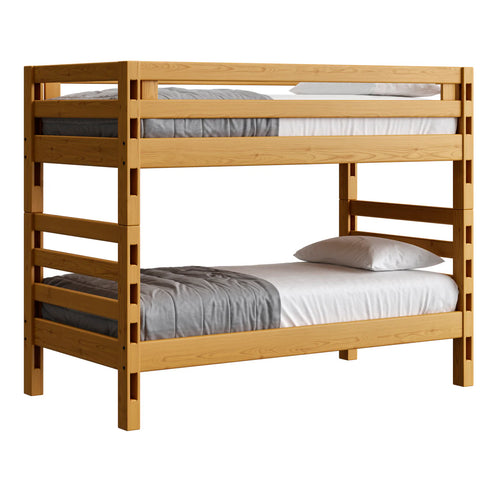 Crate Designs Ladder End Bunk Bed - Twin Over Twin