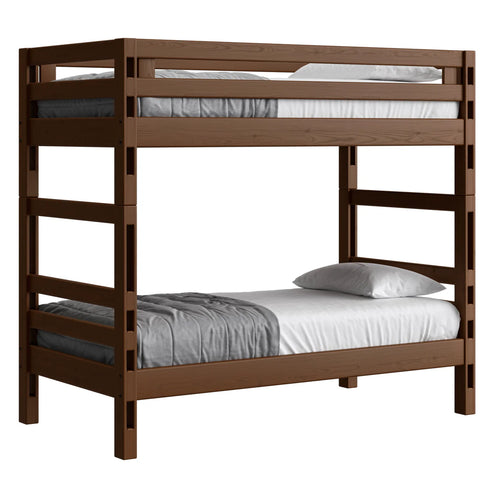 Crate Designs Ladder End Bunk Bed - Twin Over Twin