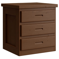 Crate Designs Nightstand - 24" Tall with 3 Drawers