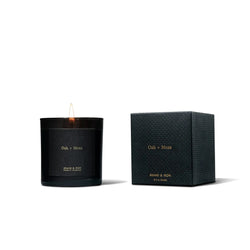 Brand & Iron Candle - Dark Series: Oak & Moss