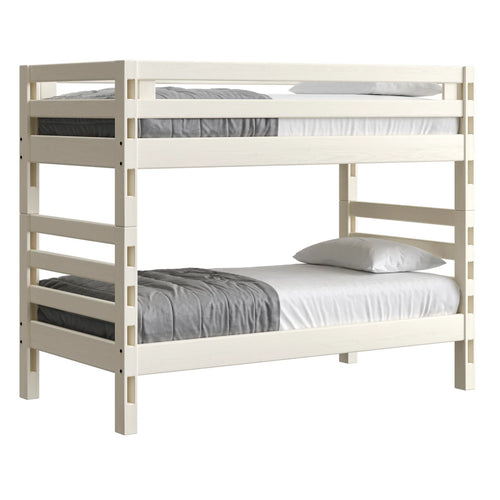 Crate Designs Ladder End Bunk Bed - Twin Over Twin - Tall