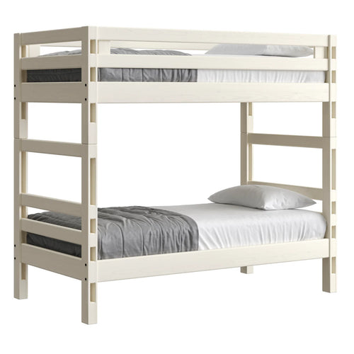 Crate Designs Ladder End Bunk Bed - Twin Over Twin - Tall