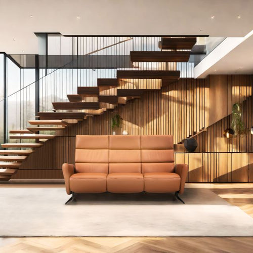 Nordlys Leather Reclining Sofa