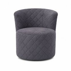 Solo Swivel Chair - Dynamic-Quilt Graphite