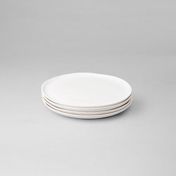 Fable Dinner Plates - Speckled White - Set of 4