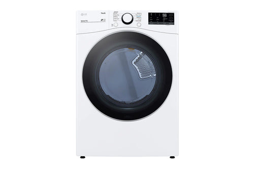 LG 27" 7.4 cu. ft. Electric Front Load Dryer with Built-in AI - White