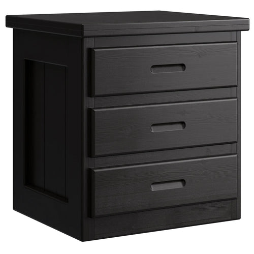 Crate Designs Nightstand - 24" Tall with 3 Drawers