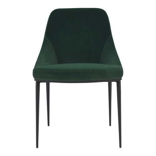 Sedona Dining Chair Green Velvet