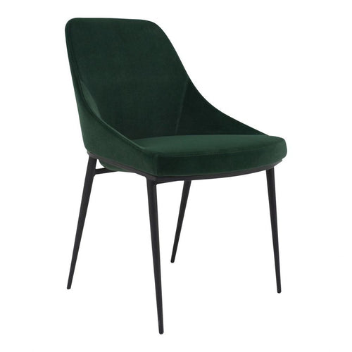 Sedona Dining Chair Green Velvet