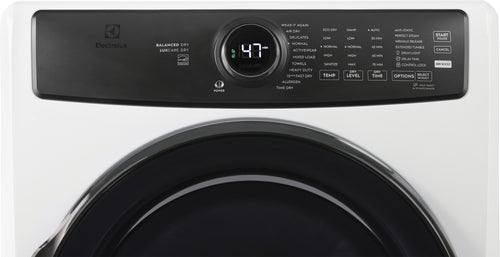 Electrolux Dryer 8.0 Cu. Ft. Front Load Perfect Steam™ Electric with Balanced Dry™ - White