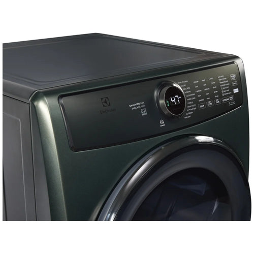 Electrolux Dryer 8.0 Cu. Ft. Front Load Perfect Steam™ Electric with Balanced Dry™ - Alpine Green