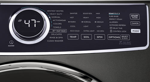 Electrolux Washer 5.2 Cu. Ft. Front Load Perfect Steam With Luxcare Plus Wash - Titanium