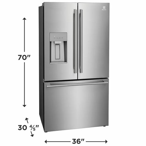 Electrolux Refrigerator 36" - 23 Cu. Ft. CD Fdbm With Ice&water in Door Dispenser - SS