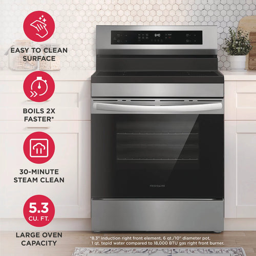 Frigidaire 30'' Rear Control Induction Range
