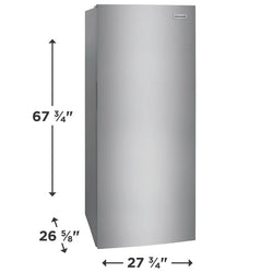 Frigidaire 16 Cu. Ft. Garage Ready Upright Freezer - Stainless Steel