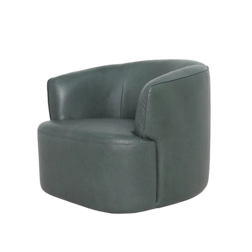 Fireside Swivel Club Chair - Deep Moss