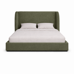 Fizz Queen Bed - Velvet Fern