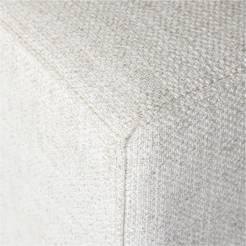 Forest Coffee Ottoman - Cream and Blonde Oak