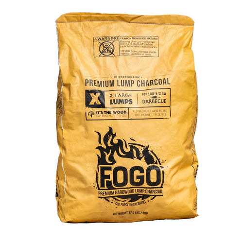 Fogo Super Premium Lump Charcoal - 17.6 Lbs - Gold Bag