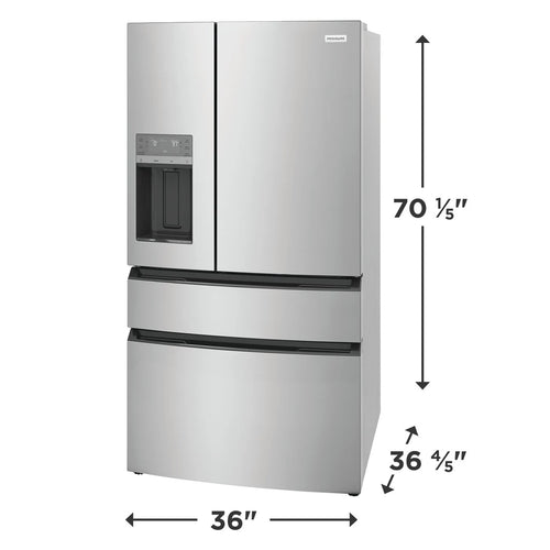 Frigidaire 26 Cu. Ft. Standard-Depth 4-Door French Door Refrigerator