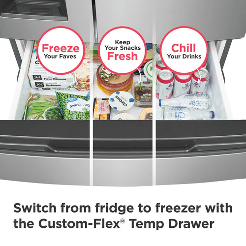 Frigidaire 26 Cu. Ft. Standard-Depth 4-Door French Door Refrigerator