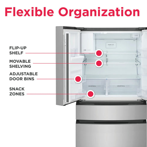 Frigidaire 26 Cu. Ft. Standard-Depth 4-Door French Door Refrigerator