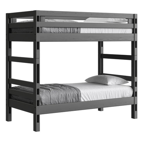 Crate Designs Ladder End Bunk Bed - Twin Over Twin - Tall