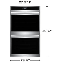 Frigidaire Gallery 30'' Double Electric Wall Oven with Stone-Baked Pizza