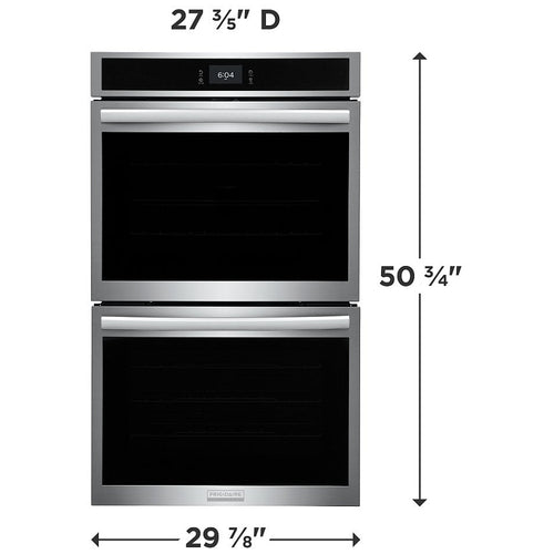 Frigidaire Gallery 30'' Double Electric Wall Oven with Stone-Baked Pizza