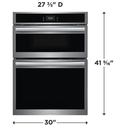 Frigidaire Gallery 30'' Electric Wall Oven and Microwave Combination with Stone-Baked Pizza