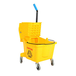 Globe™ Sidepress Bucket & Wringer - 26 Qt., Yellow