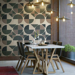 Radius Wallpaper - Charcoal