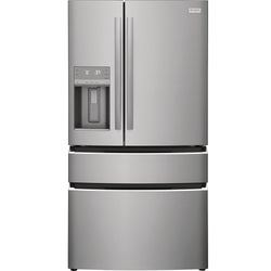 Frigidaire Gallery 21.5 Cu. Ft. Counter-Depth 4-Door French Door Refrigerator - Stainless Steel