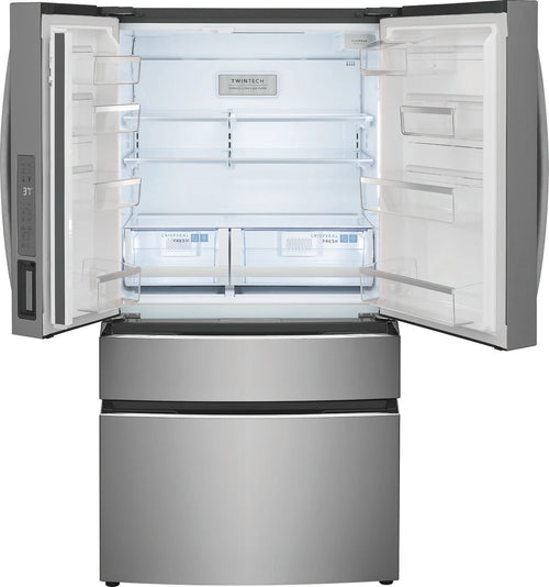 Frigidaire Gallery 27.2 Cu. Ft. Standard-Depth 4-Door French Door Refrigerator - Stainless Steel