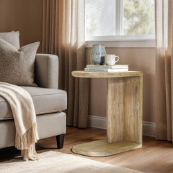 Haru C-Shaped Side Table