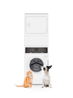 Huebsch SF7 Stacked, Front Load Laundry Tower