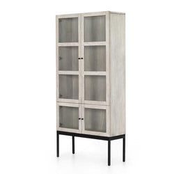 Four Hands Cabinet - Vintage White Oak - Mundi