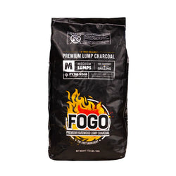 Fogo Premium Lump Charcoal - 17.6 Lbs - Black Bag