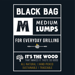 Fogo Premium Lump Charcoal - 17.6 Lbs - Black Bag