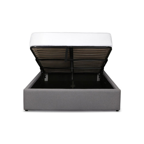 Justin Double Storage Bed - Greige