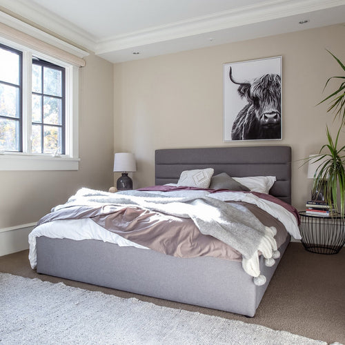 Justin Queen Bed - Greige