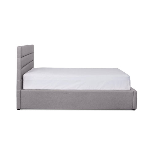 Justin Double Bed - Greige