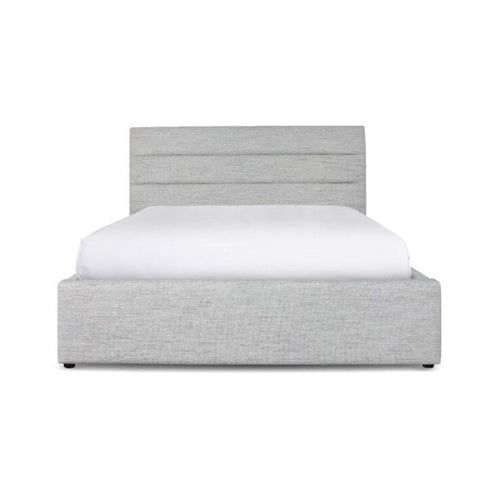 Justin King Storage Bed - Stone