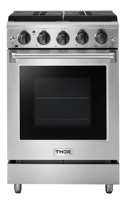 Thor Kitchen 24" 3.7 cu. ft. Pro Style Freestanding Gas Range