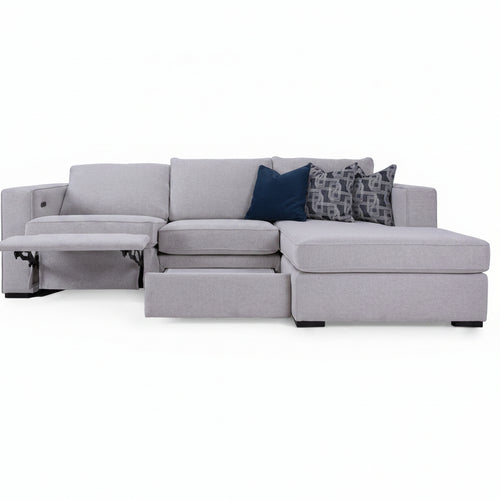 Sotto Navy 2 Piece Power Motion Sofa Sectional