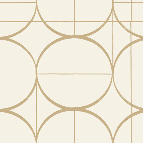 Sun Circles Wallpaper - Cream