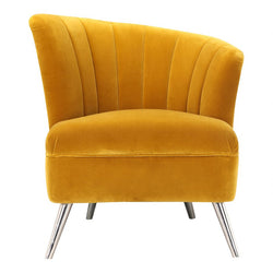 Layan Accent Chair Right - Yellow