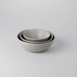 Fable Nested Serving Bowls - Dove Grey - Set of 3